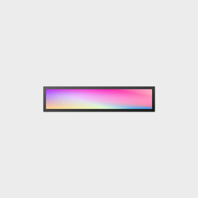 19.2-calowy aparat reklamowy LCD 1900 * 360 LCD Reklamowy wyświetlacz 500nit