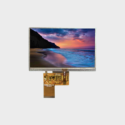 Średni i mały ekran LCD RGB 5,0 cali 800×480 600Nits dla urządzeń przenośnych