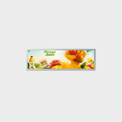 15.3 Inch Cutting Bar Type Display 1280*342 Resolution With LVDS Support Market Label Application