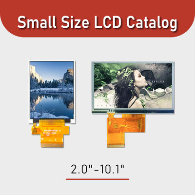 Mały rozmiar wyświetlacza LCD 2"–10,1" Jasność katalogu 250-1000 nitów