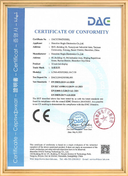 Chiny Shenzhen Rogin Electronics Co., Ltd. Certyfikaty