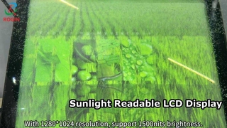 19-calowy wyświetlacz LCD czytelny w pełnym słońcu, 800 nitów